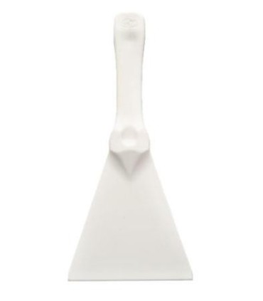 Spatule à main, norme HACCP blanc