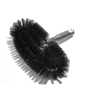 Tête de loup en nylon noir pour manche télescopique