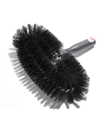 Tête de loup en nylon noir pour manche télescopique