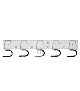 Porte-balais en plastique, fixation murale