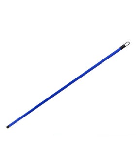 Manche à balai en métal, 140 cm-Bleu