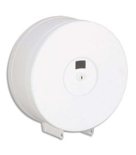 Distributeur à papier WC, acier blanc