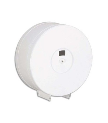Distributeur à papier WC, acier blanc