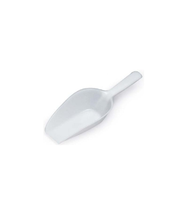 Pelle de mesure en plastique blanc, 21 cm