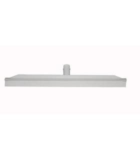 Racle-sol en polypropylène blanc, 56 cm, norme HACCP