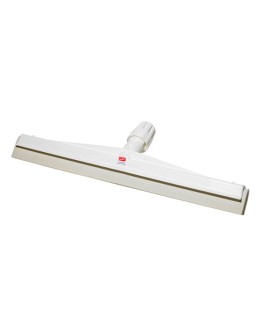 Racle-sol PVC blanc, mousse dense, 45 cm