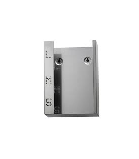Distributeur en inox brillant