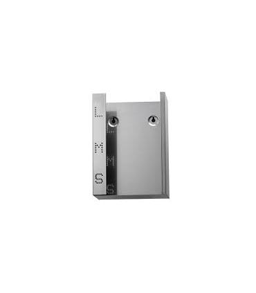 Distributeur en inox brillant