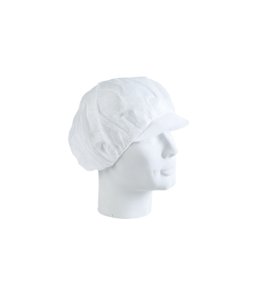Casquettes blanches avec visière