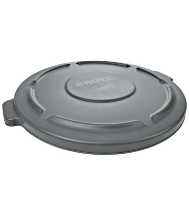 Couvercle gris pour conteneur déchets rond