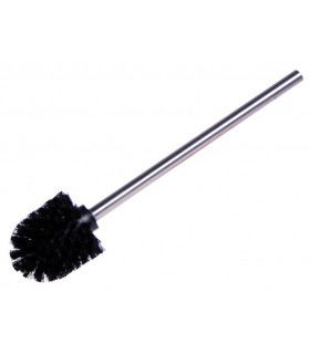 Brosse WC boule, manche chromé