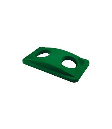 Couvercle vert pour poubelle Slim Jim