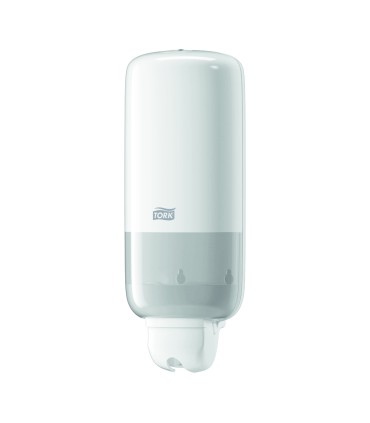 Distributeur à savon liquide, plastique blanc