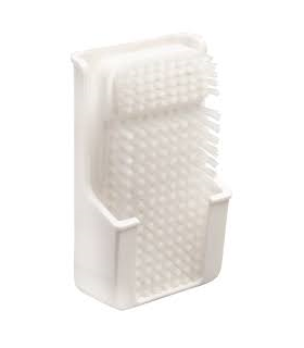Brosse à ongles en nylon blanc