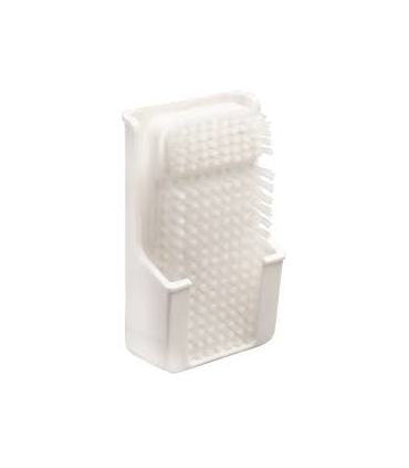 Brosse à ongles en nylon blanc