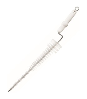Brosse pour trayeuse avec fil d'acie inox