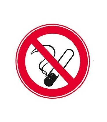 Pictogramme en alu estampe Défense de fumer