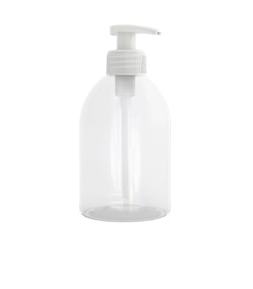 Flacon plastique dur transparent