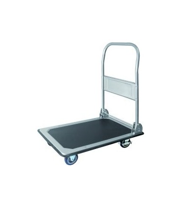 Chariot de manutention avec poignée rabattable