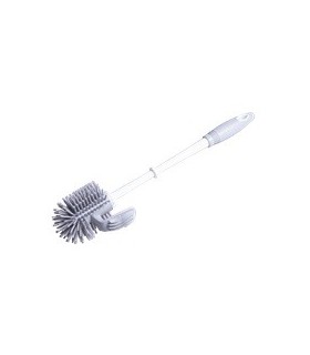 Brosse WC avec nettoie rebord 