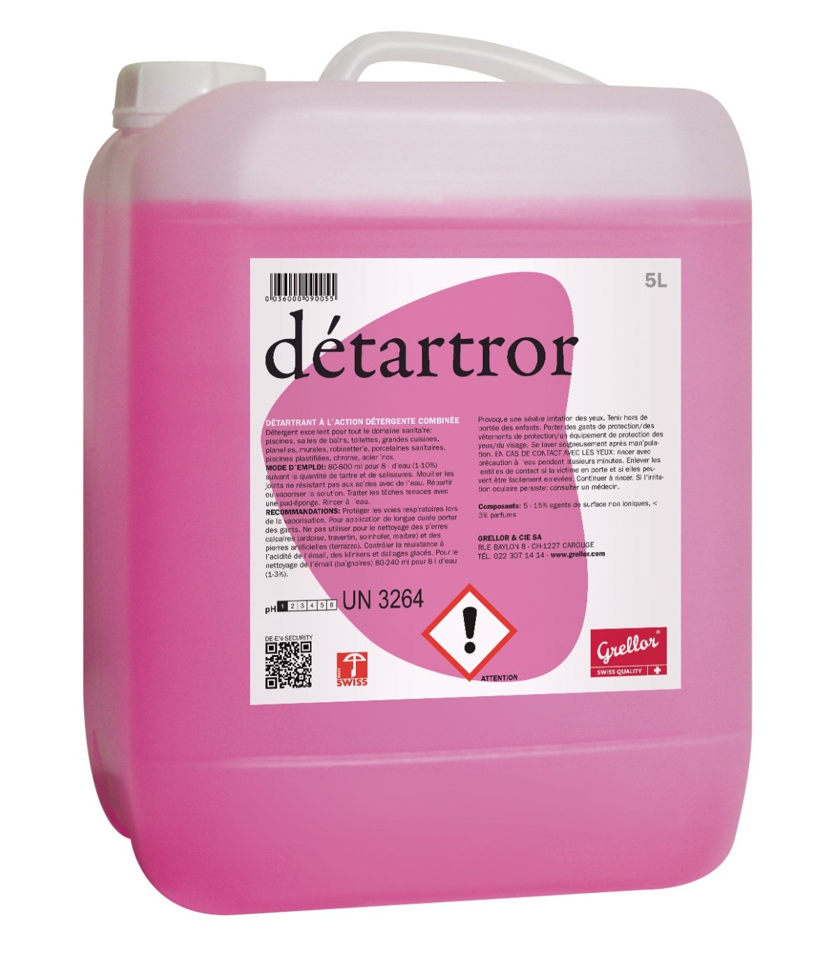 Détartrant Grellor Détartror, 500ml - 5L