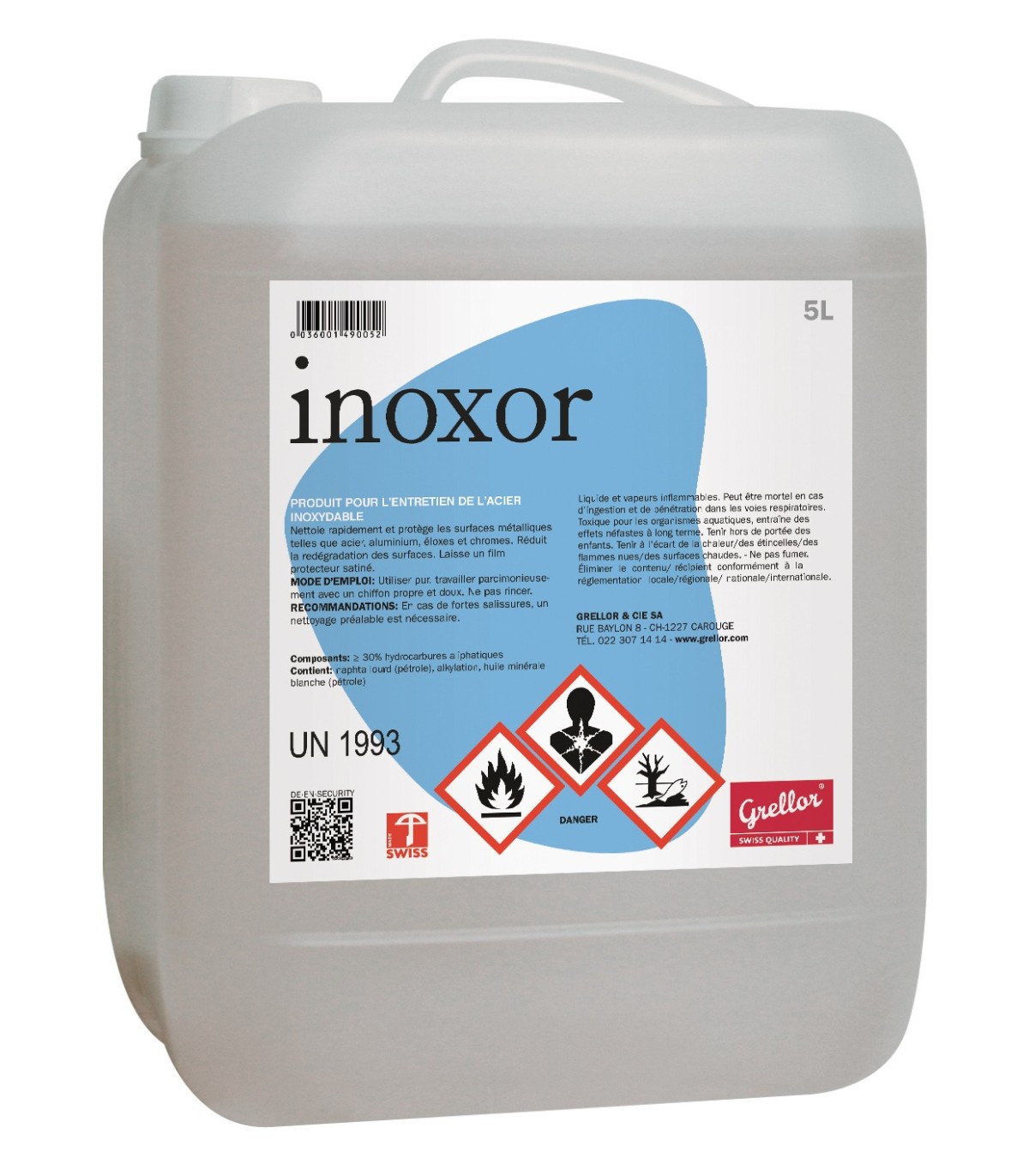 PRODUIT NETTOYANT INOX 1L