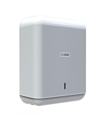 Distributeur de papier essuie-mains blanc