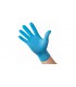Gants jetables en nitrile bleu