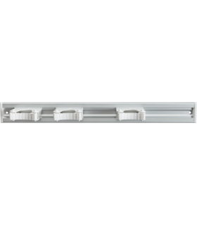 Porte-balais en aluminium, PVC et caoutchouc 3 places