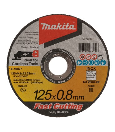 Disque pour disqueuse Makita 125 mm