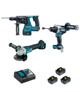 Pack 3 machines Makita LXT 18V
