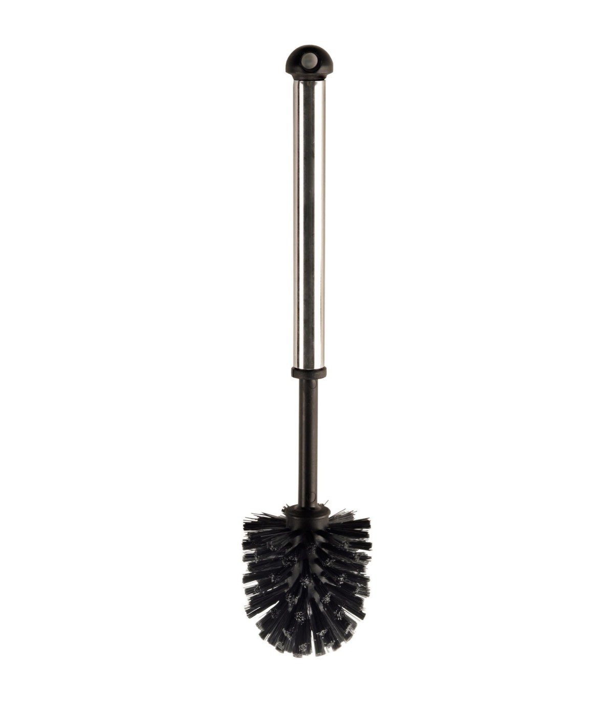 Brosse WC noir et chrome