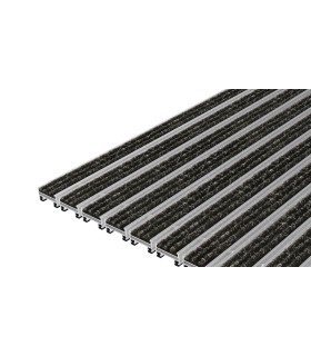 Barrage anti-saleté alu profil garniture moquette