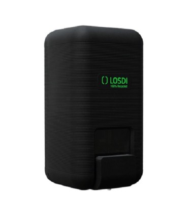 Distributeur de savon, capacité 1 litre, noir mat