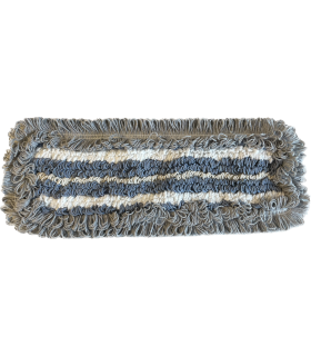 Plumeau microfibre et coton, 40 cm, gris verso