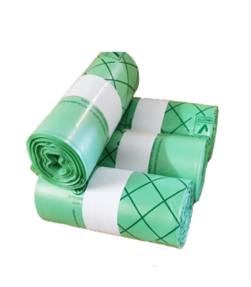 Sacs à déchets biodégradables, 60 litres