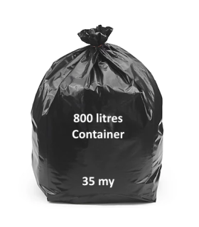 Sac poubelle container, 800 litres