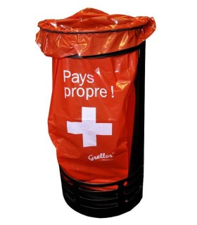 Sacs à déchets 110 litres, pays propre