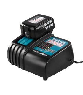 Chargeur accus 14.4V et 18V Makita LXT 12/24V pour voiture