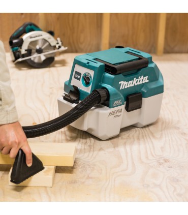Aspirateur/souffleur eau et poussière Makita LXT 18V 7.5 Lt