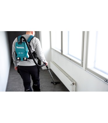 Aspirateur dorsal Makita LXT 2x18V 2 Lt