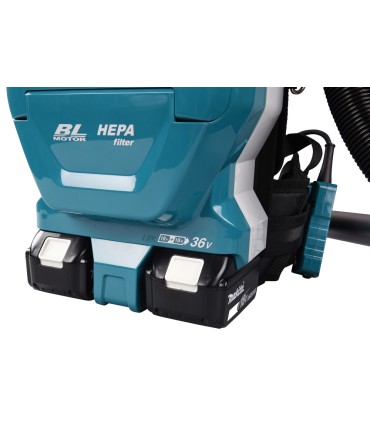 Aspirateur dorsal Makita LXT 2x18V 2 Lt