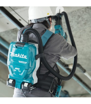 Aspirateur dorsal Makita LXT 2x18V 2 Lt