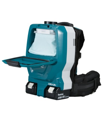 Aspirateur dorsal Makita LXT 2x18V 2 Lt