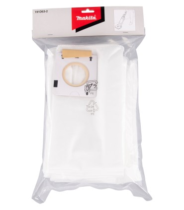 Sac à poussière en non-tissé pour aspirateur Makita DVC560