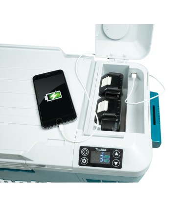 Glacière et box chauffant Makita LXT 18V 20lt