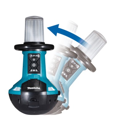 Lampe de chantier LED Makita LXT 18V auto-redressant