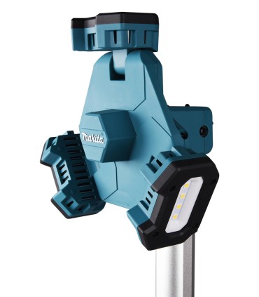 Lampe de chantier LED Makita LXT 18V sur trépied