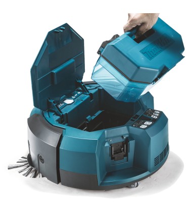 Aspirateur robot industriel Makita LXT 18Vx2 - 500 m²