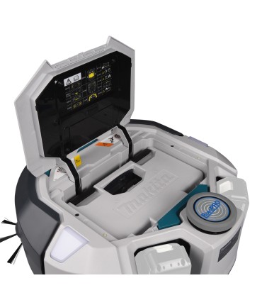 Aspirateur robot industriel Makita LXT 18Vx2 - 600 m²